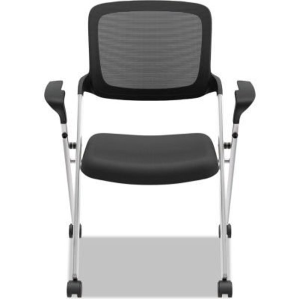 Hon HON VL314 Mesh Back Nesting Chair - Pack of 2 BSXVL314SLVR